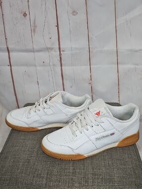 Reebok Classic White and Gum Low-Top Men's Sneakers